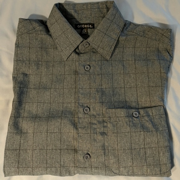 Short sleeve button down (grey) - Picture 4 of 4